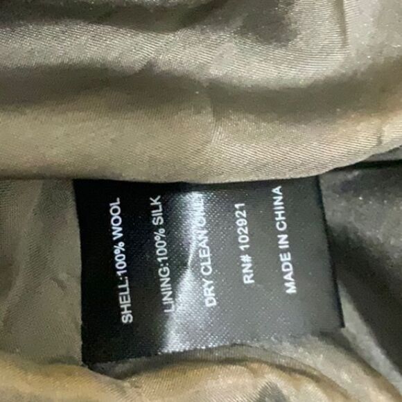 Development top 100% wool 100% silk lining cocktail  by Erica Davies size 4 - Picture 5 of 5